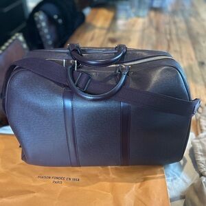 Louis Vuitton Dark Brown Duffel Bag. NEVER WORN
